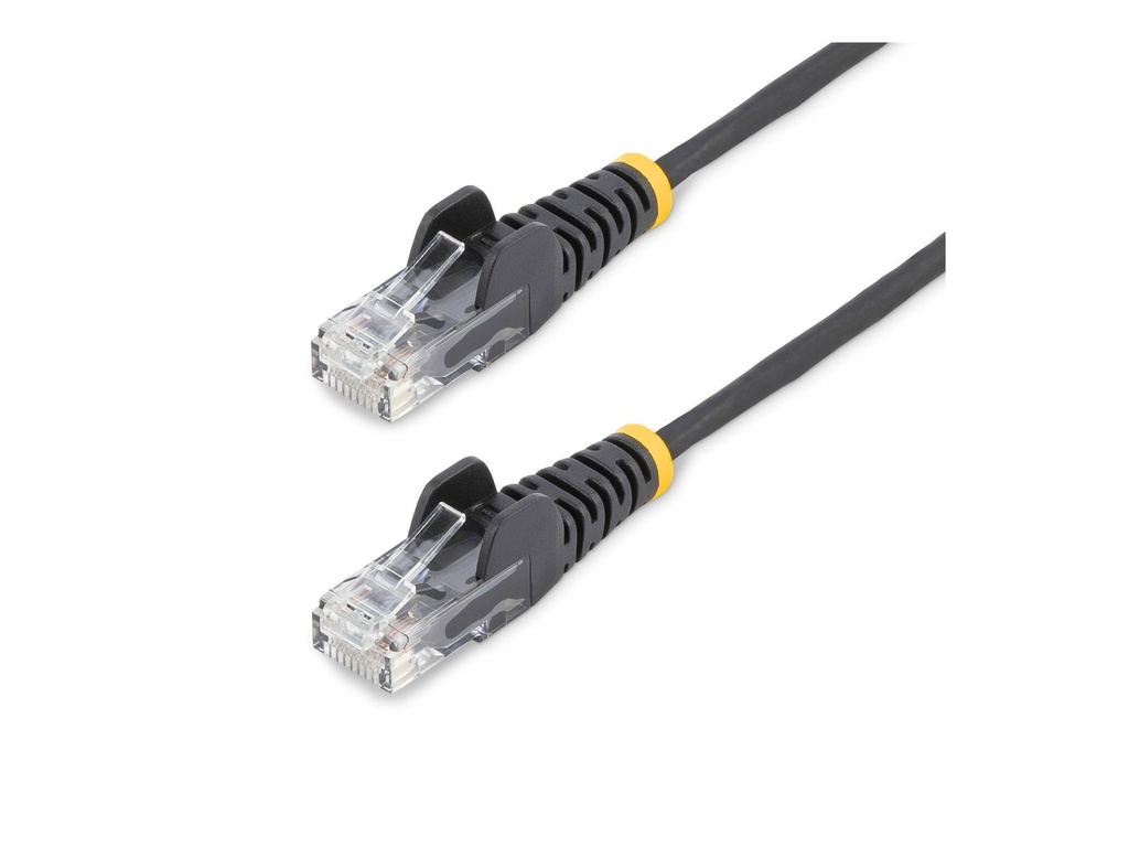 StarTech.com 5m Black Slim CAT6 Ethernet Cable, Snagless, 28AWG, LSZH - Patch-Kabel - RJ-45 (M)