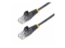 StarTech.com 5m Black Slim CAT6 Ethernet Cable, Snagless, 28AWG, LSZH - Patch-Kabel - RJ-45 (M)
