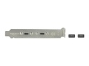 Delock Slot bracket - USB-Konsole - 20-poliger USB 3.1 Header (M)