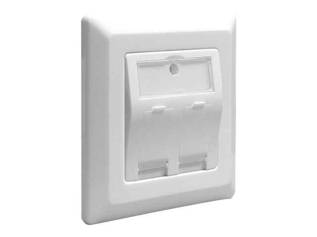 Delock Keystone Wall Outlet - Wanddose - weiß