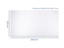 Delock Tastatur und Mauspad - 900 x 500 x 2 mm