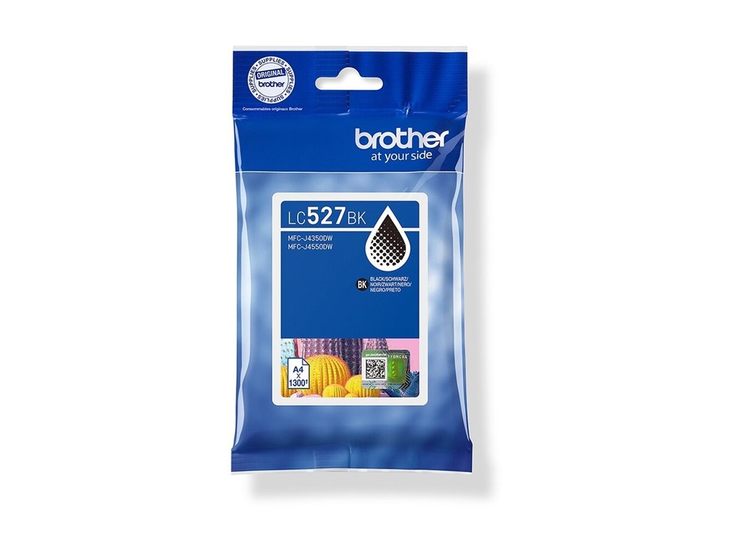 Brother LC527BK - Schwarz - original - Kissenverpackung