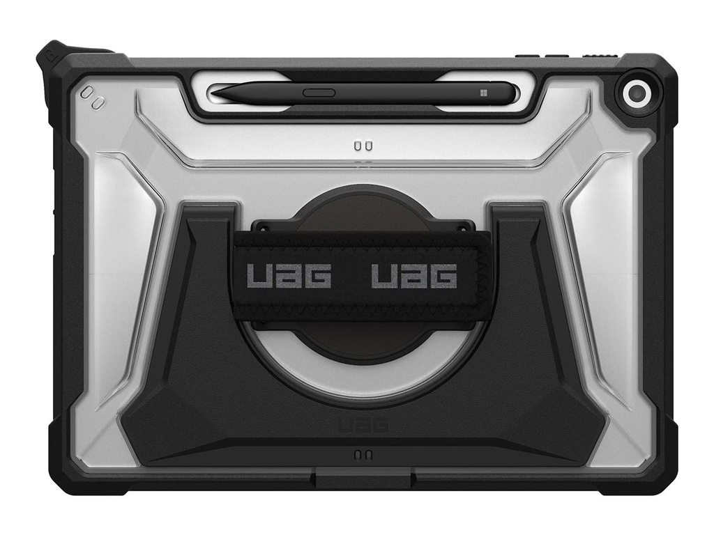 Urban Armor Gear UAG Plasma Series - Hintere Abdeckung für Tablet - widerstandsfähig - Schwarz, Ice - für Microsoft Surface Pro Copilot+ PC for Business (12-inch)