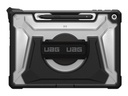 Urban Armor Gear UAG Plasma Series - Hintere Abdeckung für Tablet - widerstandsfähig - Schwarz, Ice - für Microsoft Surface Pro Copilot+ PC for Business (12-inch)