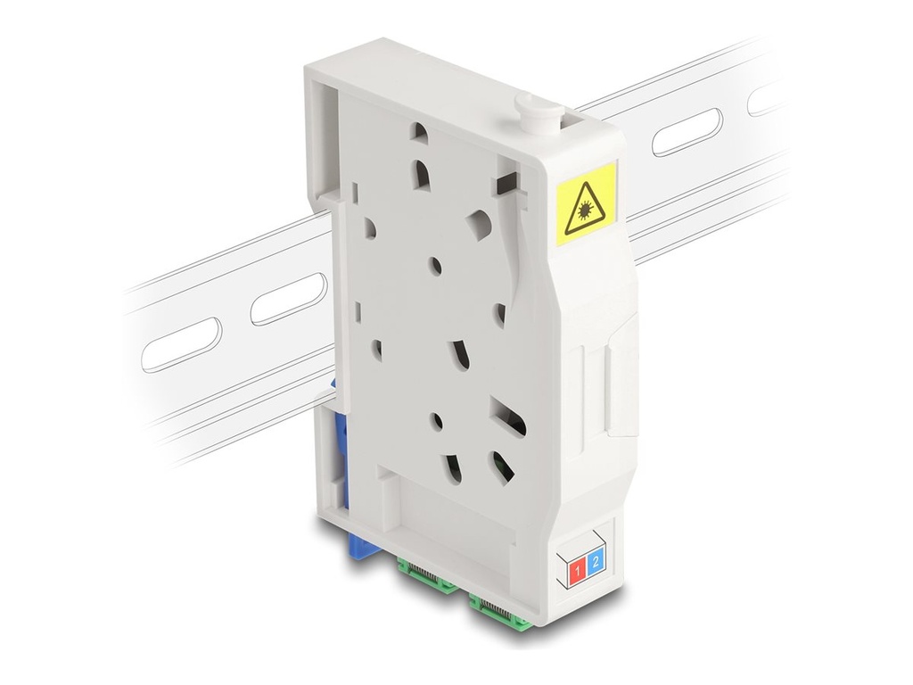 Delock Glasfaser-Anschlussdose - mit Spleißhalter