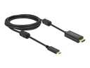 Delock Video- / Audiokabel - 24 pin USB-C männlich zu HDMI männlich