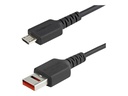 StarTech.com StarTech 3ft (1m) Secure Charging Cable, USB-A to Micro USB Data Blocker Charge-Only Cable, Power-Only Charger Cable for Phone/Tablet, Data Blocking USB Protector Adapter Cable, TPE - 5V at 2.4A (12W max)