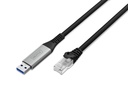 DIGITUS USB-A - RJ45 Ethernet Kabel, 1Gbit/s, 5m
