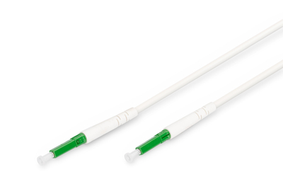 DIGITUS FTTH vorkonfektioniertes Dropkabel, einblasbar, Singlemode, 1 Faser, LC/APC, 50 m