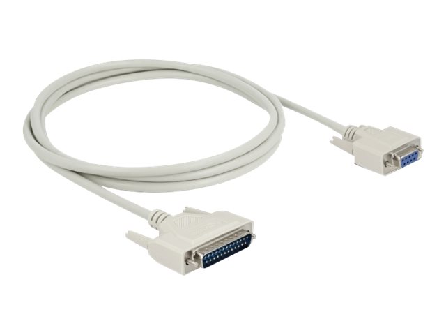 Delock Kabel seriell - DB-25 (M) zu DB-9 (W)