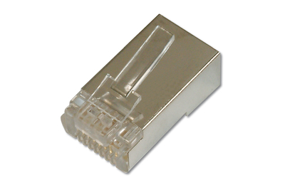 DIGITUS CAT 6 Modularstecker für Rundkabel, geschirmt, 100 Stk.