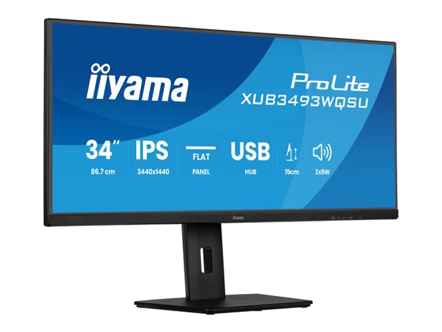 Iiyama ProLite XUB3493WQSU-B6 - LED-Monitor - 86.4 cm (34")