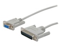 StarTech.com 3m gekreuztes DB9 auf DB25 Seriell Nullmodemkabel - Bu/St - 9 polig Nullmodem Kabel - Nullmodemkabel - DB-9 (W)
