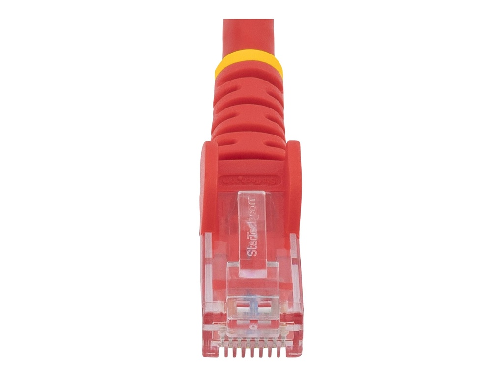 StarTech.com 50cm CAT6 Ethernet Cable, 10 Gigabit Snagless RJ45 650MHz 100W PoE Patch Cord, CAT 6 10GbE UTP Network Cable w/Strain Relief, Red, Wiring is UL Certified/TIA - Category 6 - 24AWG (N6PATC50CMRD)