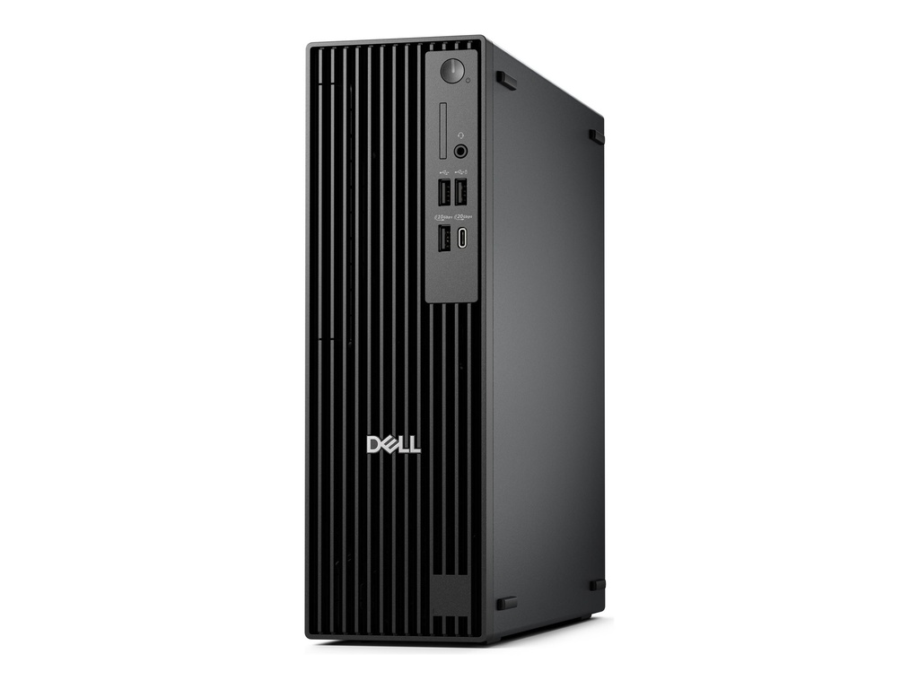 Dell Pro Slim Plus QBS1250 - Schlanker Desktop - Core Ultra 7 265 / 2.4 GHz - RAM 32 GB - SSD 512 GB - NVMe, TLC - Intel Graphics - 1GbE, Bluetooth, Wi-Fi 6E - WLAN: Bluetooth, 802.11a/b/g/n/ac/ax (Wi-Fi 6E)