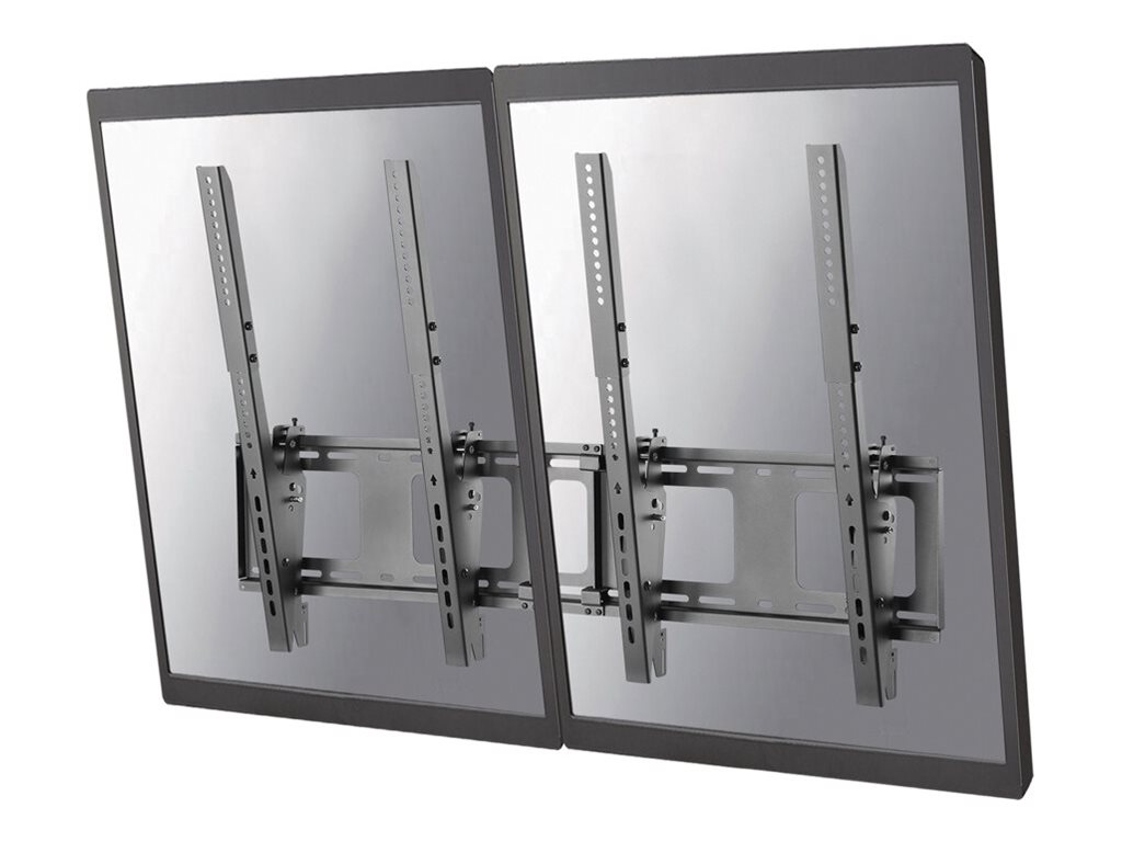 Neomounts NS-WMB200P - Halterung - für 2 LCD-Displays - Schwarz - Bildschirmgröße: 101.6-132.1 cm (40"-52")