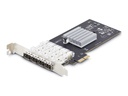 StarTech.com 4-Port GbE SFP Netzwerkkarte, PCIe