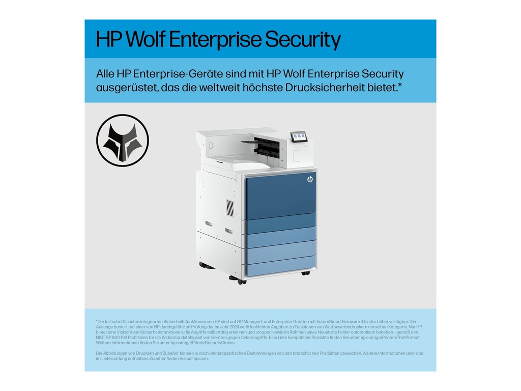 HP LaserJet Enterprise 8501x - Drucker - s/w