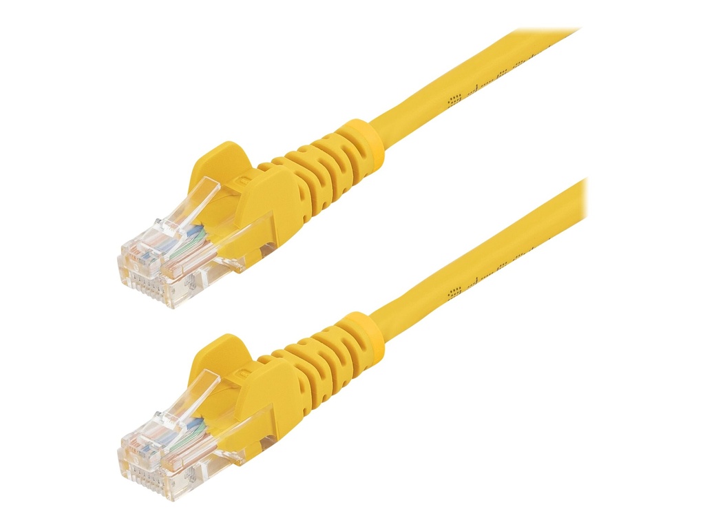 StarTech.com 1m Cat5e RJ45 UTP Netzwerkkabel Snagless - Cat 5e Patchkabel - Gelb - Stecker / Stecker - Patch-Kabel - RJ-45 (M)