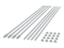 APC NetShelter Aisle Containment - Rack-Fixierstab (horizontal / vertikal)