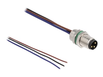 Delock Netzwerkkabel - 3-poliger M8 (M) zu