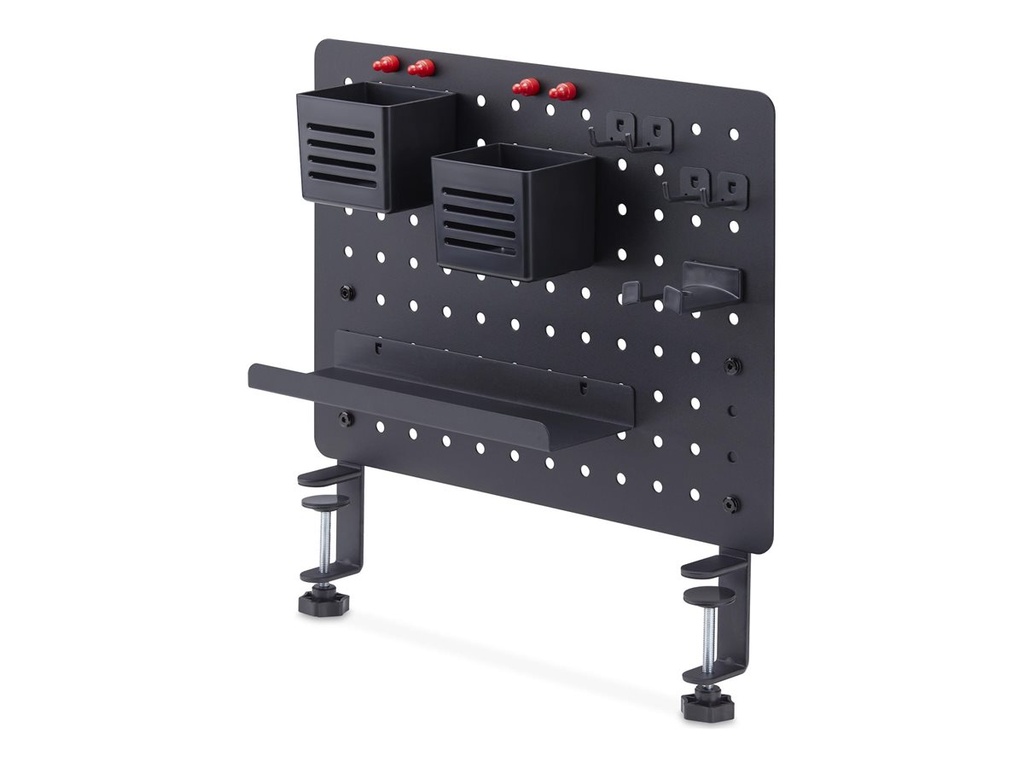 StarTech.com Clamp-On Pegboard with Accessories, 16.5 x 12.5in (42 x 32cm)