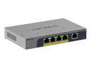 Netgear Easy Smart GS105EPP - Switch - high-power - L3 - Smart - 1 x 10/100/1000 + 4 x 10/100/1000 (PoE+)
