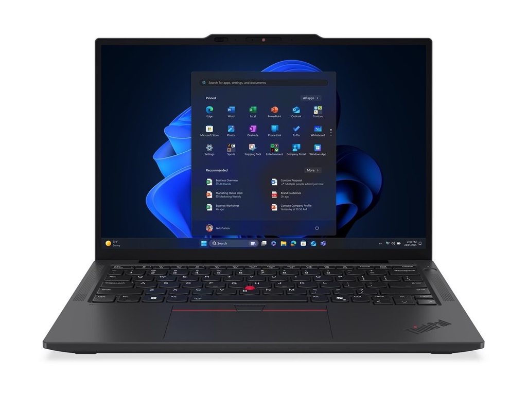 Lenovo ThinkPad X13 Gen 6 21RK - 180°-Scharnierdesign - Intel Core Ultra 5 225U - Win 11 Pro - Intel Graphics - 32 GB RAM - 1 TB SSD TCG Opal Encryption 2, NVMe, Performance - 33.8 cm (13.3")