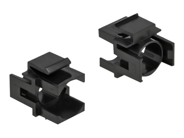 Delock Keystone cover - Gehäuse mit modularen Einsätzen - Schwarz (Packung mit 4)