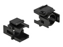 Delock Keystone cover - Gehäuse mit modularen Einsätzen - Schwarz (Packung mit 4)