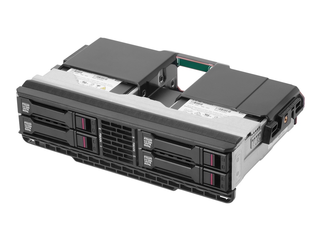 HPE Gehäuse für Speicherlaufwerke - Gen12 4SFF NVMe Direct Connect