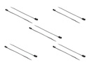 Delock Cable Tie with Fastening Eyelet - Kabelbinder - 20 cm - Schwarz (Packung mit 10)