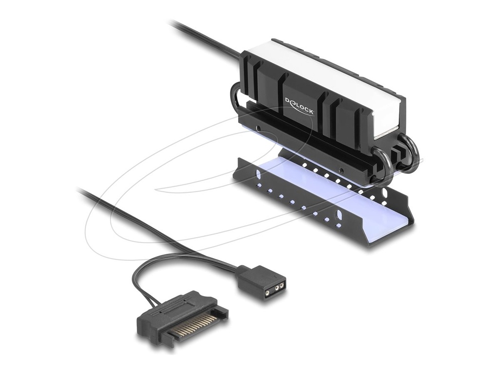 Delock Solid State Drive Kühlkörper - Schwarz