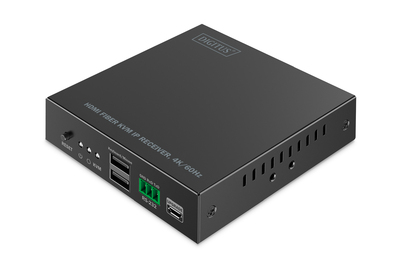 DIGITUS HDMI Fiber KVM IP Receiver, 4K/60Hz