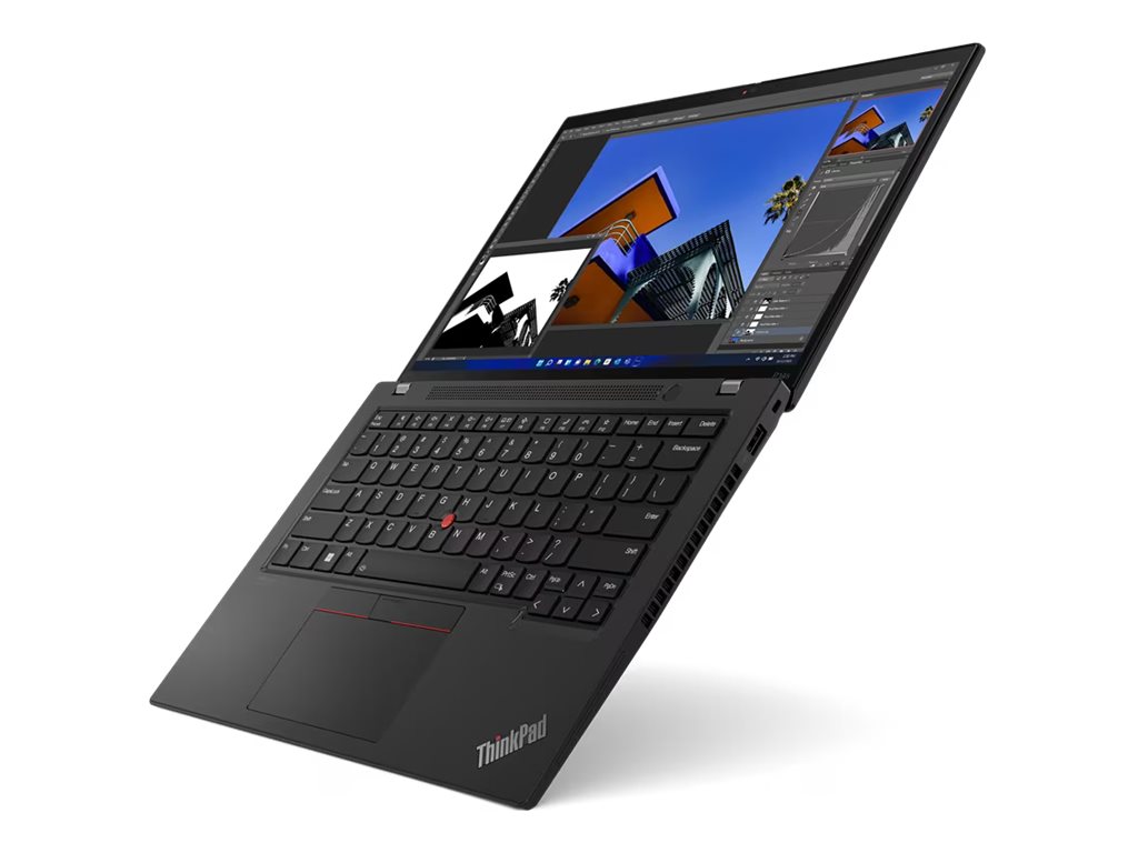Lenovo ThinkPad P14s Gen 4 21HF - 180°-Scharnierdesign - Intel Core i5 1340P / 1.9 GHz - Win 11 Pro - Intel Iris Xe Grafikkarte - 16 GB RAM - 512 GB SSD TCG Opal Encryption 2, NVMe - 35.6 cm (14")