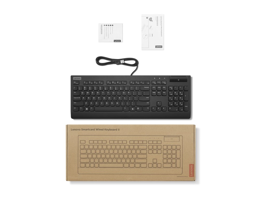 Lenovo Smartcard II - Tastatur - USB - QWERTY