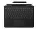 Microsoft Surface Pro Keyboard - Tastatur - mit Trackpad, Beschleunigungsmesser, Surface Slim Pen 2 Ablage- und Ladeschale