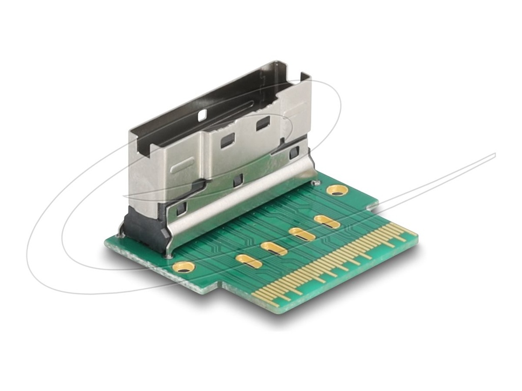 Delock Schnittstellenadapter - 90° angled - PCIe 4.0
