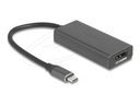 Delock Adapterkabel - HDMI / DisplayPort Kombi weiblich zu USB-C männlich - 15 cm - Grau - 8K120Hz (7680 x 4320)