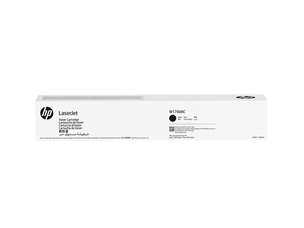 HP 176A - Schwarz - original - LaserJet - Tonerpatrone (W1760AC)