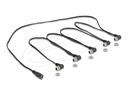 Delock Netz-Splitter - DC jack 2.1 x 5.5 mm (W)