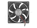 Delock Gehäuselüfter - axial - 92 mm - Schwarz