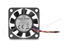 Delock Gehäuselüfter - axial - 40 mm - Schwarz