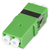 DIGITUS Lichtwellenleiter-Kupplung LC/APC Duplex ohne Flansch LWL-Kupplung duplex LC - Single- bzw. Monomode-Faser - Duplex
