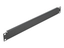 Delock Rack-Blindabdeckungsplatte - Schwarz - 1U - 48.3 cm (19")