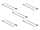 Delock Cable Tie with Fastening Eyelet - Kabelbinder - 40 cm - Schwarz (Packung mit 10)