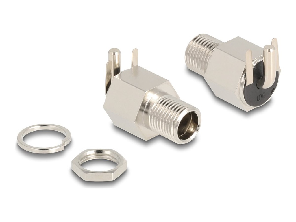 Delock Netzanschluss - Gleichstrombuchse 5,5 mm x 12 mm (Innendurchmesser: 2,1 mm)