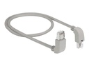 Delock Patch-Kabel - RJ-45 (M) nach oben gewinkelt zu RJ-45 (M)