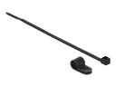 Delock Kabelbinder-Kit - 25 cm - Schwarz