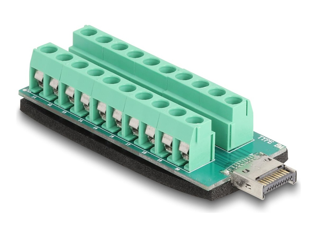 Delock USB-Adapter - 20-poliger USB Typ E (M)